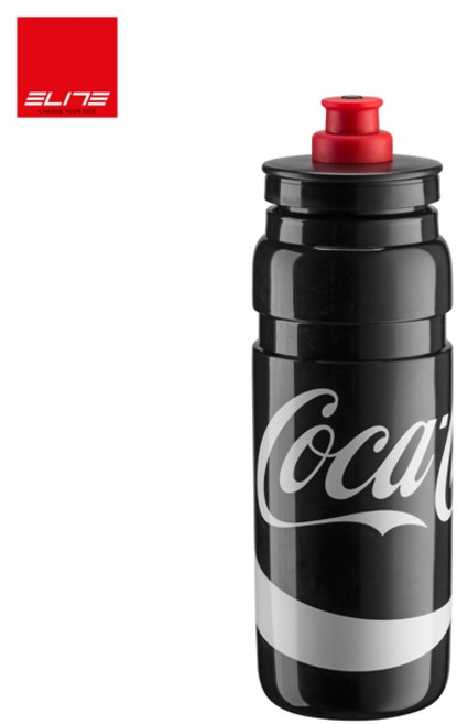 엘리트 플라이 자전거 물통 코카콜라 750ml, 1개, 블랙