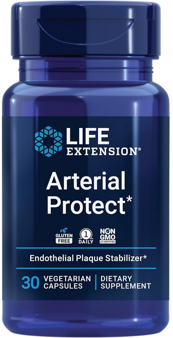 Life Extension 아터리얼 프로텍트 베지테리안 캡슐, 30정, 1개