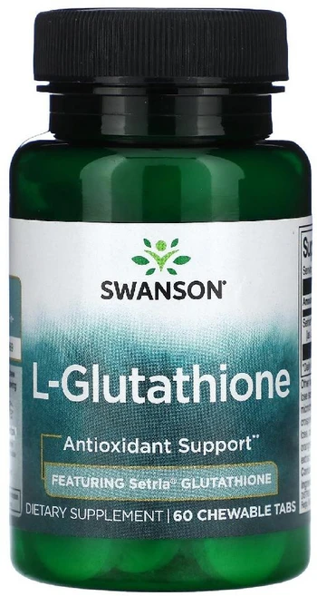 스완슨 글루타치온 60정 씹어먹는 글루타티온 Glutathione, 기본, 1개 - 쿠팡