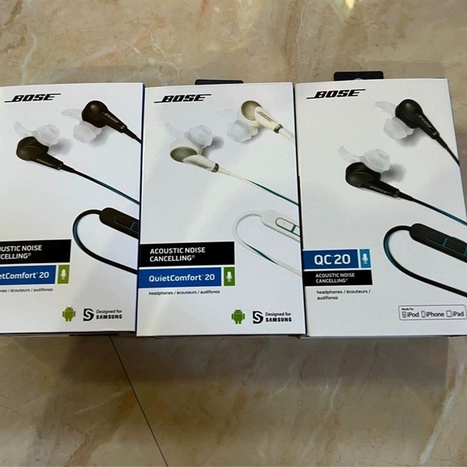 QC20 보스 quietcomfort 20 노이즈캔슬링 유선 이어폰 이어버드 OEM 제품, 1