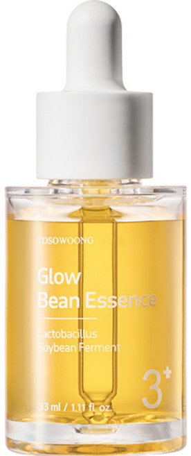 글로우 콩 에센스 콩 발효 추출물 31025ppm 수분 광채 보습 탄력 각질 블랙헤드, 1개, 33ml
