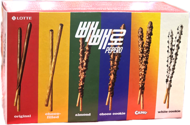 빼빼로 모음 대용량 644g 초코과자 간식세트, 1개