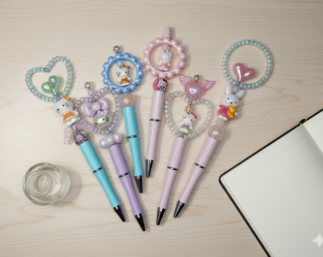 파스텔 볼펜 꾸미기 DIY 풀세트, 6개