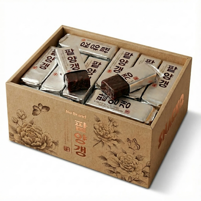 스낵큐 노브랜드 과자, 42g, 10개, 팥양갱