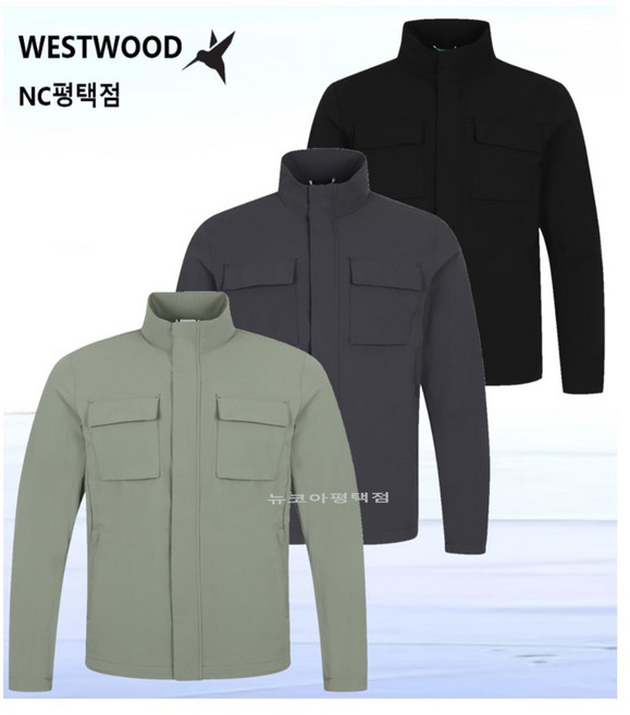 웨스트우드 WESTWOOD 남성 나일론스판 소재로 편안하게 착용하기 좋은 포켓 방풍 자켓 3컬러 WP1MCJW235