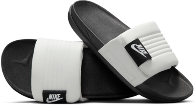 나이키 커플 슬리퍼 화이트 오프코트 슬라이드