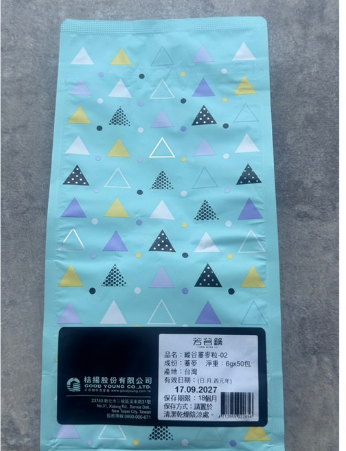 桔揚 漩漩茶 縱谷蕎麥粒, 1個
