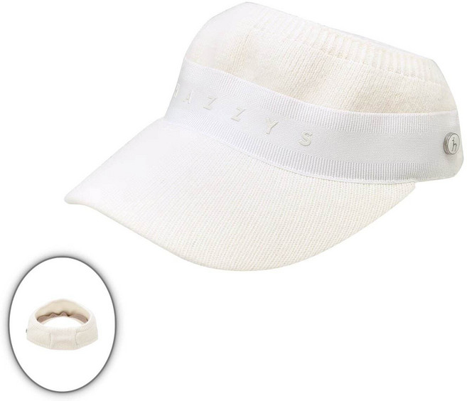 [국내백화점] 헤지스골프 여성 로고 울혼방 니트 썬바이저 아이보리, XXX