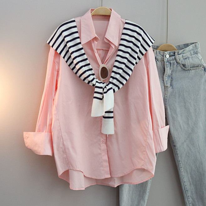 달콩 클립오버핏카라셔츠 롱셔츠 카라셔츠 남방