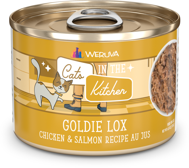 Weruva 凱特美廚 金雞燻鮭魚 貓咪主食濕糧, 雞肉+鮭魚, 170g, 1個