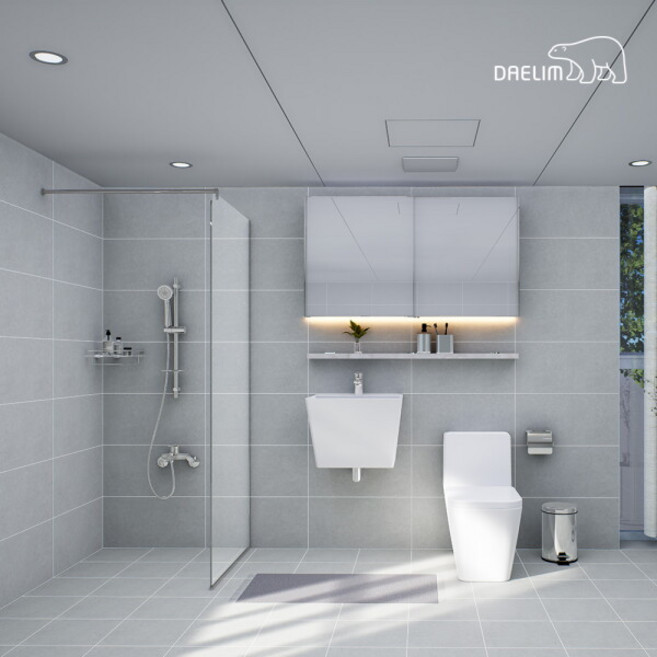 [대림바스] ★~4/30 26만 상당 비데 증정★솔리드애쉬 LED 슬라이딩장 거실욕실 리모델링, 상세 설명 참조, 1