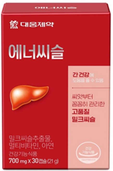 에너씨슬 밀크시슬, 30정, 1개
