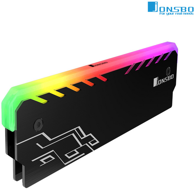 존스보 브라보텍 NC-1 RGB 램 메모리 방열판 블랙