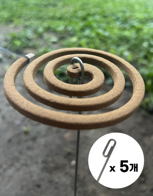 DEEP 캠핑 피우는 모기향 클립 거치대, 5개