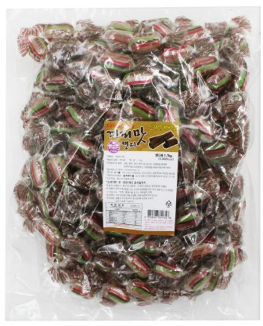 계피맛캔디 1.7kg 대용량 캔디 벌크용 늘푸른 더식품, 1개