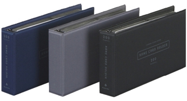 올드림 실키명함첩 200매 300매 400매 500매 흑색 회색, 1. 흑색 200매