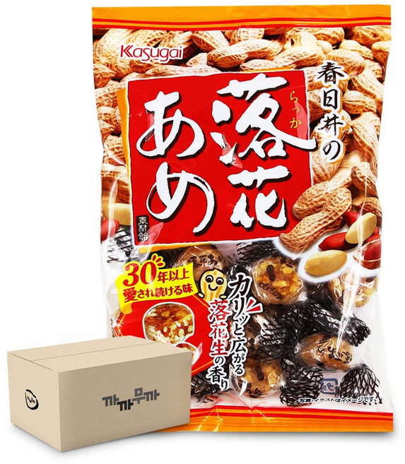카수가이 땅콩사탕 130g 일본사탕 (1박스-12개), 카수가이 땅콩사탕 1 사탕 (-), 12개