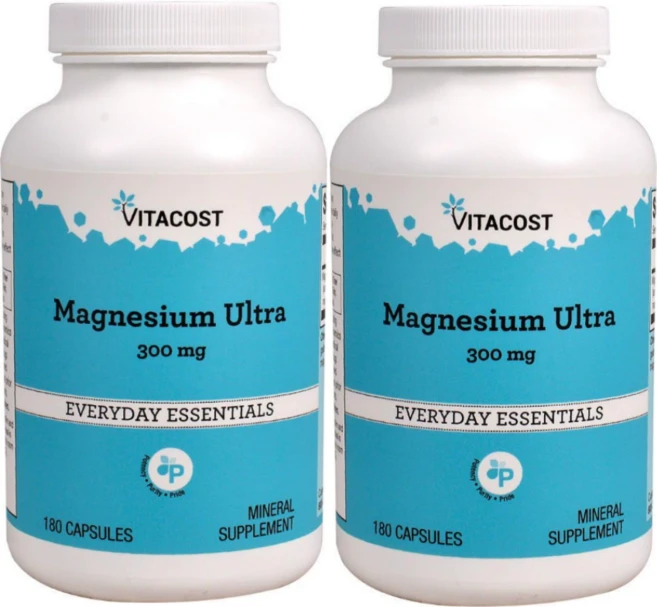 비타코스트 마그네슘 울트라 300mg 180캡슐, 180회분, 2개 - 쿠팡
