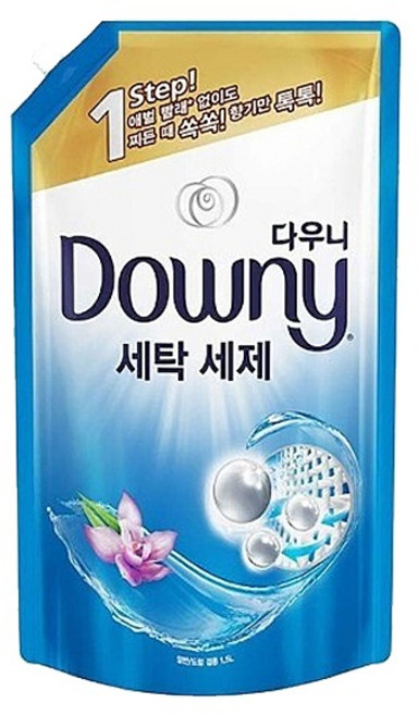 다우니 세탁세제 블루 1.4L 리필, 1개