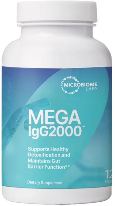 Microbiome Labs Mega IgG2000 캡슐 - 유제품 프리 소 초유 보충제 대체품 소화 세럼의 글로불린 (120캡슐), Capsules, 1개, 120정 - 쿠팡