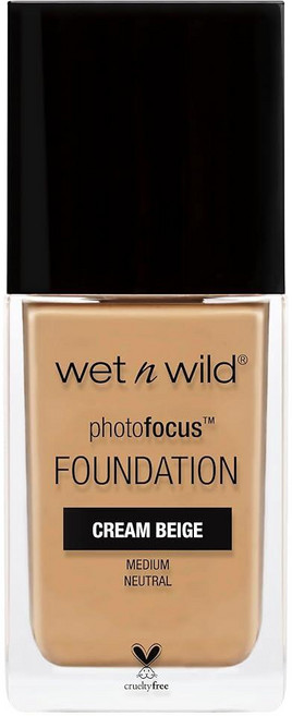 Wet n wild 웻앤와일드 포토 포커스 매트 리퀴드 파운데이션 30ml 포슬린 328252, 크림 베이지