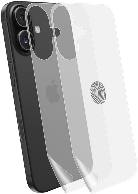 아이폰 17 호환 후면 우레탄 지문방지 보호필름, 2개