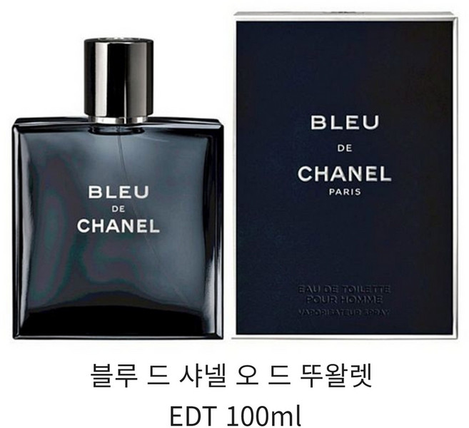 샤넬 블루 드 샤넬 스프레이 오 드 뚜왈렛, 100ml, 1개