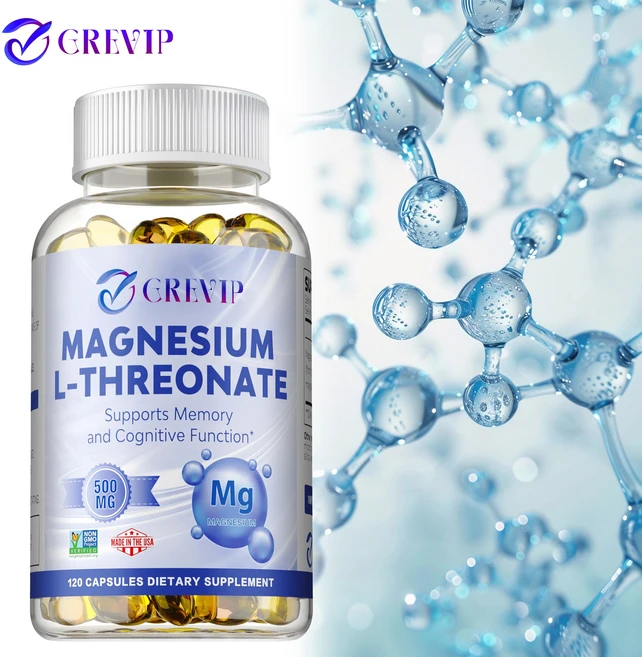 마그네슘 L-트레오네이트 마그네슘 프로테인 마그네슘 보충제 두뇌 건강 보호 글루텐 프리 채식주의자용 비유전자변형식품(Non-GMO), 1개, 120정 - 쿠팡