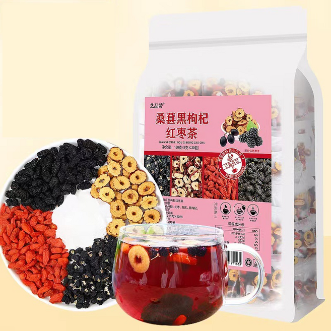 이슬빛 오디 흑구기자 대추 건강 티백 블렌딩차 유기농, 1개, 20개입, 10g