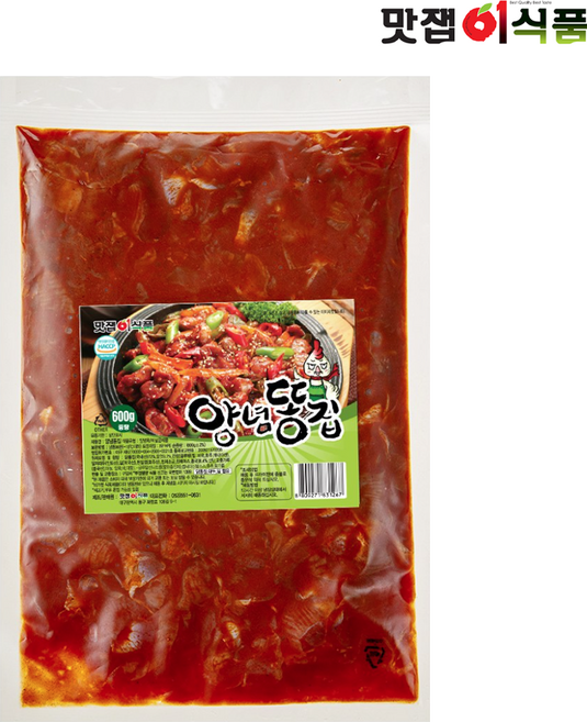 맛잽이식품 양념똥집600g, 600g, 1개