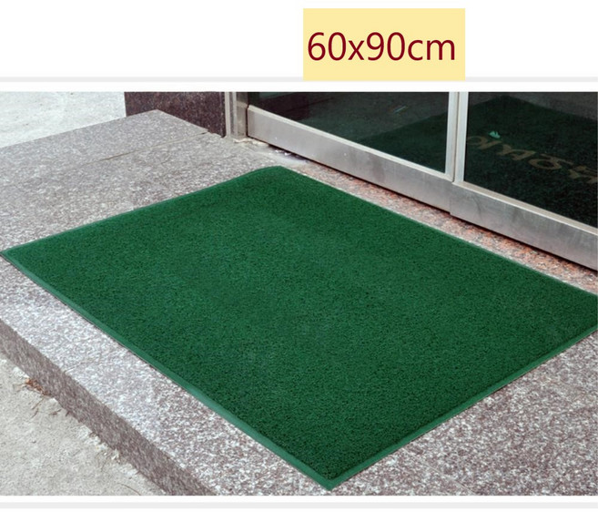 매장 입구 먼지 흙털이깔판 60x90 PVC출사 현관매트 업소 코일매트 쿠션매트 메트 신발장, 60x90 레드 중