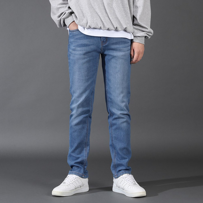 후앙스 따뜻한 본딩기모 일자 스판 데님 팬츠 GZCP-4989