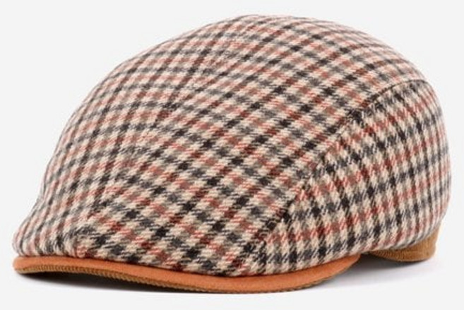 닥스 마로네 체크 헌팅캡 MA28MHK001 SVN682 VLH350