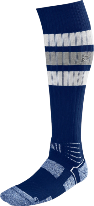 이보쉴드 양말 장목 롱 스타킹 스트라이프 WB60105, 1개, 네이비