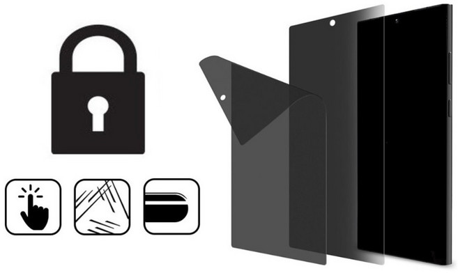 아이폰 13미니 필름 풀커버 (뉴뉴 화이츠) 이피유 우레탄 (프라이버시 사생활 보호) 지문인식 가능 액정 커버, 1개