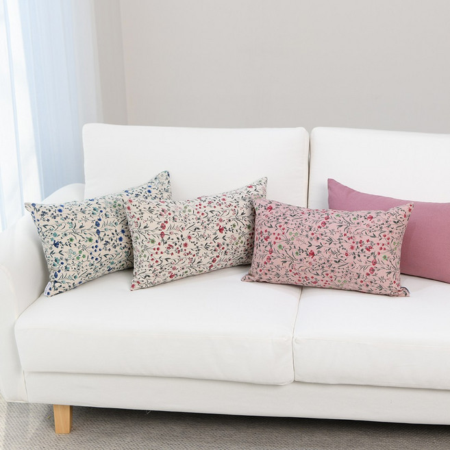 찬미디자인 직사각 쿠션커버 50x30 60x30