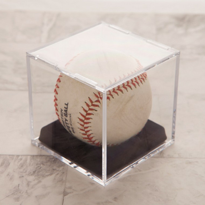 아크릴 야구공 사인볼 볼 보관함 소장품 케이스, 1개