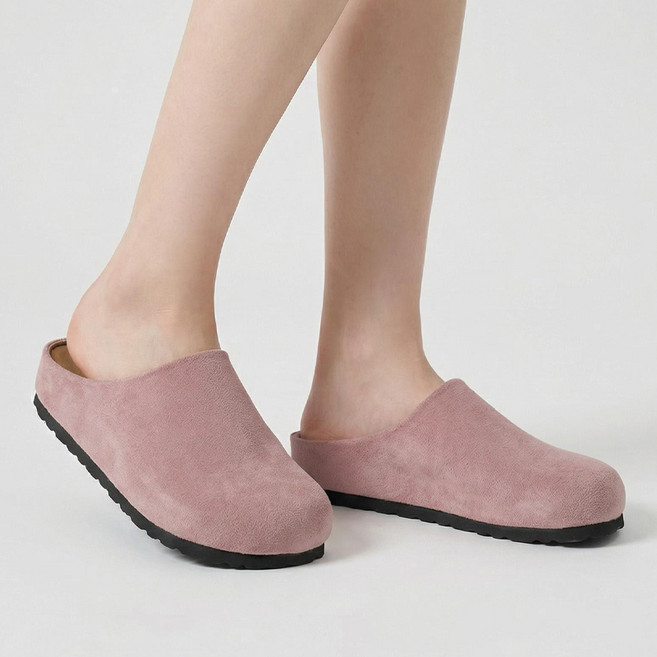 Modern Fashion 여성 무지 뮬 슬리퍼 발편한 플랫 블로퍼 AF86