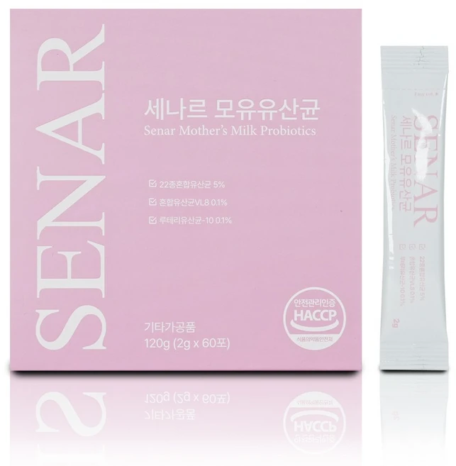 세나르 모유 유산균 60포 2개월분 모유유산균, 1개, 60회분 - 쿠팡