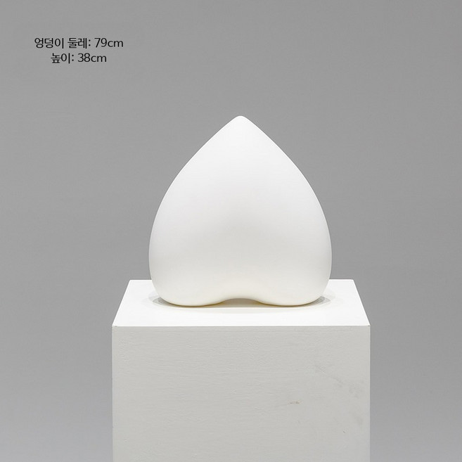 속옷 의류용 플라스틱 상반신 마네킹 브래지어 팬티 진열 촬영 연습용 디스플레이용 바디 모델, 1개, 화이트 하트 여성 엉덩이