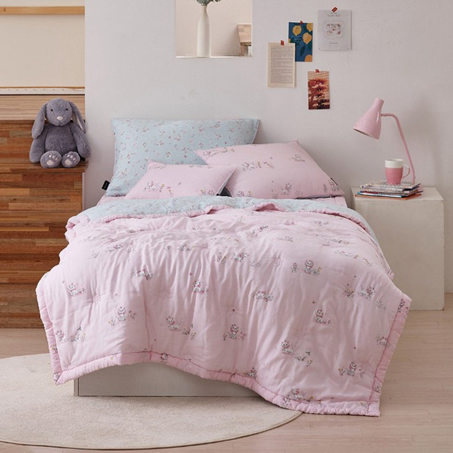 레노마 홈 디즈니 모달100% 귀여운 고양이그림 보타닉마리 차렵이불