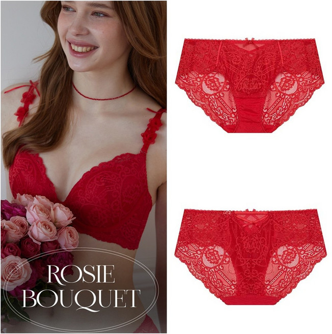 에블린 [프리미엄] 로지부케 레이스 팬티 EBWQE2534D