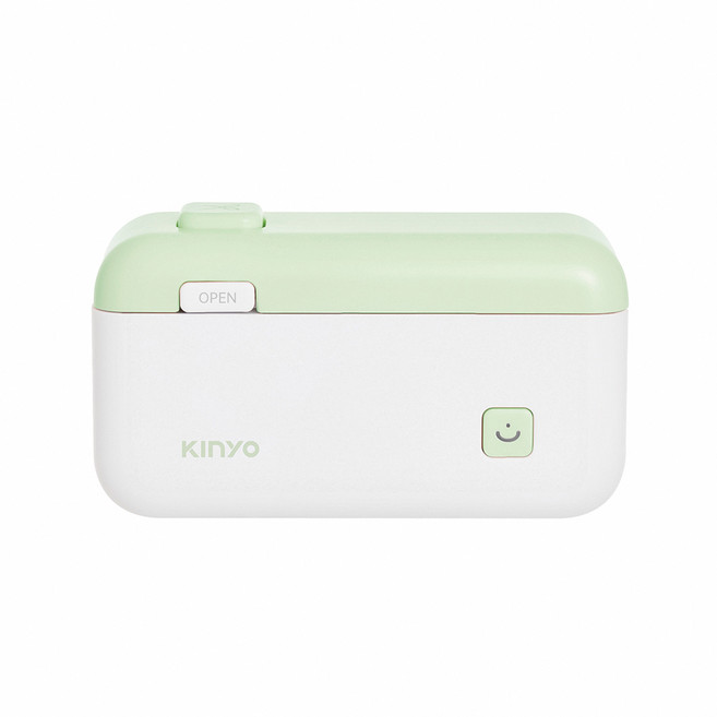 KINYO 迷你便攜標籤機, 綠色, 1個