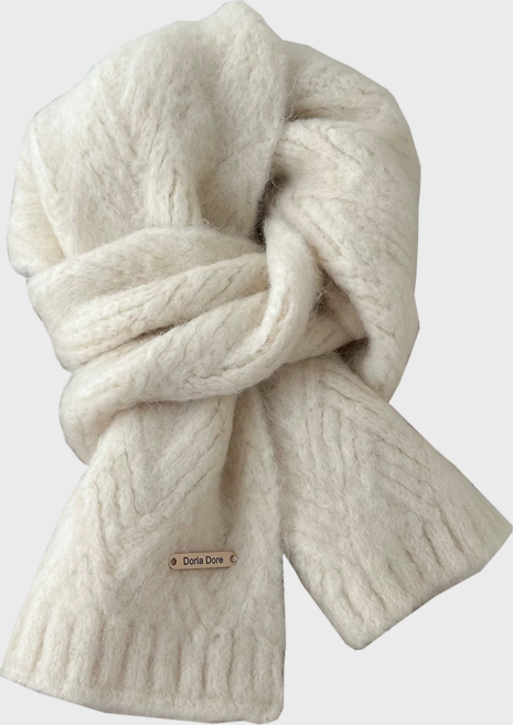 여성 알파카 울 목도리 두꺼운 겨울 머플러 도톰 털목도리 남여공용 8컬러