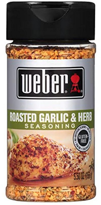 Weber 웨버 구운 마늘 허브 시즈닝 156.9g 쉐이커, 1개