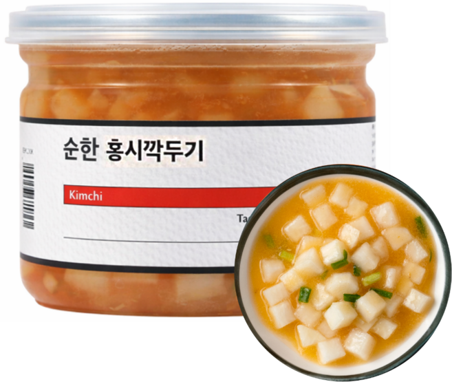 [베리쿡] 아기김치 홍시깍두기, 250g, 1개