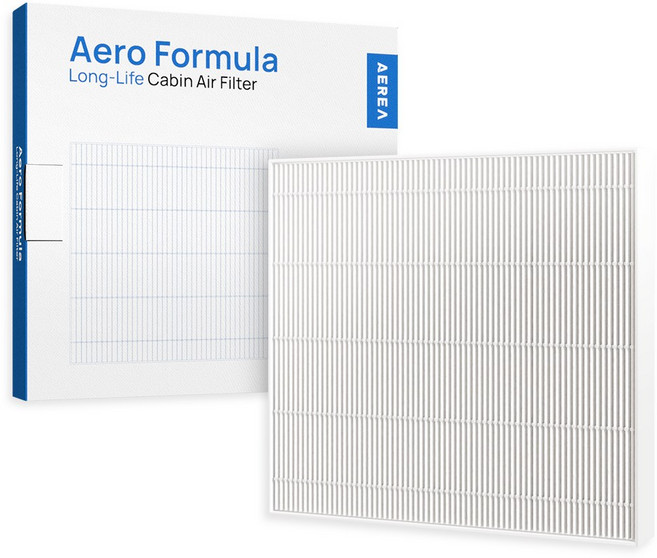 에리아 에어로포뮬러 2년 사용 가능한 괴물 성능 자동차 차량용 에어컨 히터 필터, 에어로포뮬러 (필터만), CA 005, 1개