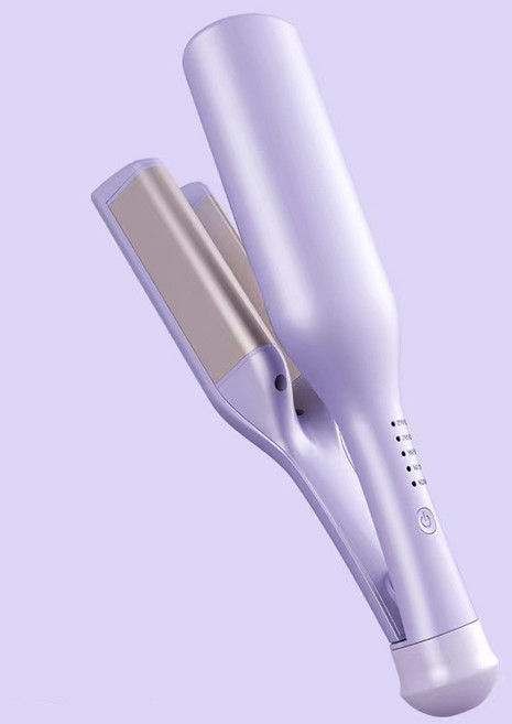 ANYOU 물결펌고데기 물결웨이브 고데기 볼륨 온도조절 에그롤 라면머리 고데기 초보자에게 적합하다, 퍼플