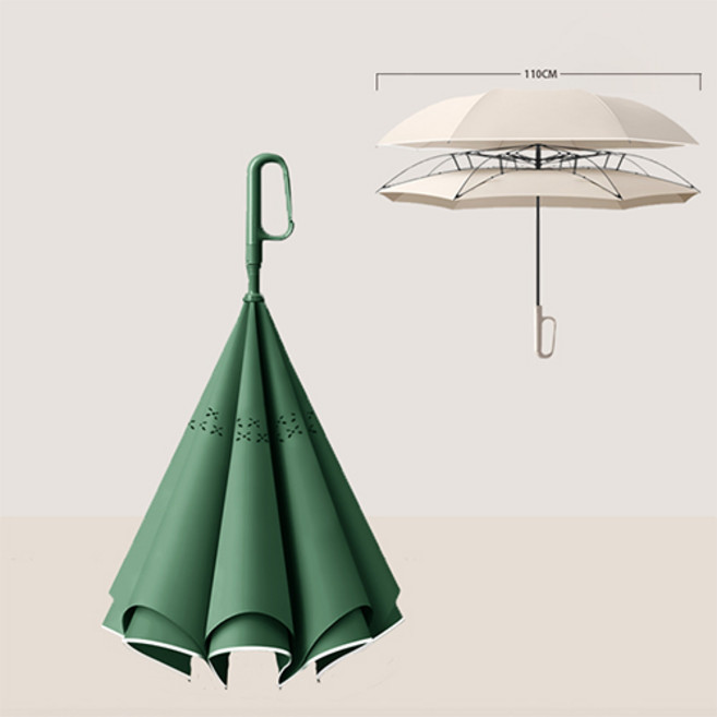 LUMANOKI 최신형 튼튼2겹 110cm 거꾸로우산 자동우산 고급우산 KL-250302