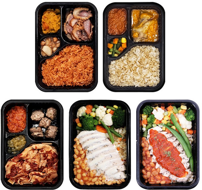 블랙컨슈머 다이어트 [인내의 정석 5종] 간편 냉동 배달 직장인 아침 점심 저염 저당 저지방 운동 식단도시락, 400g, 5개